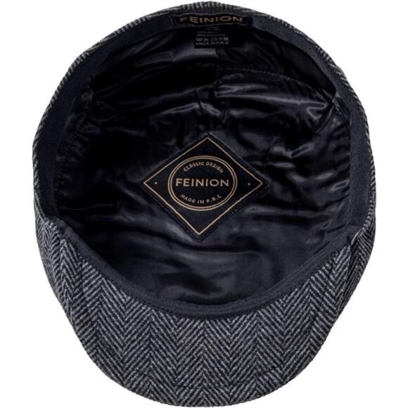 Men's Wool Tweed Newsboy Ivy Cap Gatsby Golf Flat Hat - Picture 6 of 8